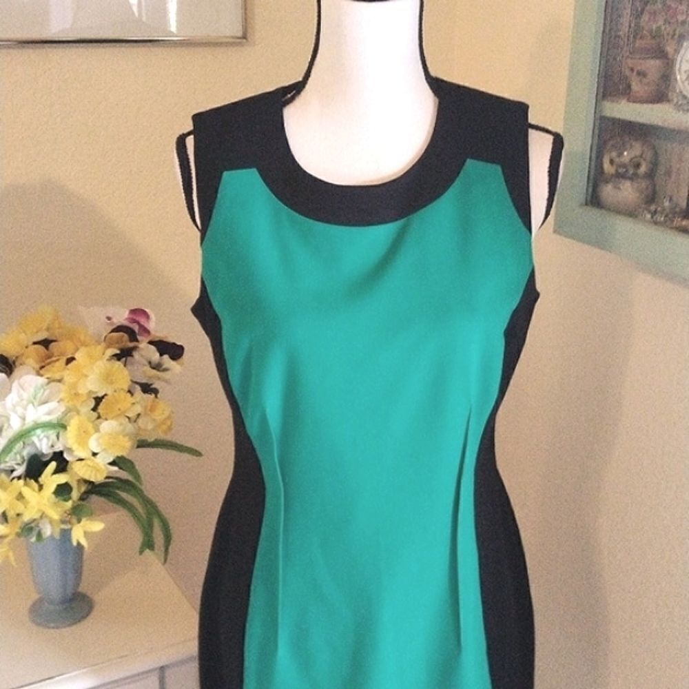 Calvin Klein Colorblock Dress - Picture 2 of 9